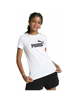 T shirt à manches courtes Enfant Puma 587029 Blanc