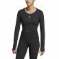 Women’s Long Sleeve T-Shirt Adidas Studio Black Women’s Long Sleeve T-Shirt Adidas Studio Black