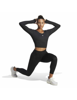 Women’s Long Sleeve T-Shirt Adidas Studio Black