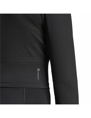 T-shirt à manches longues femme Adidas Studio Noir
