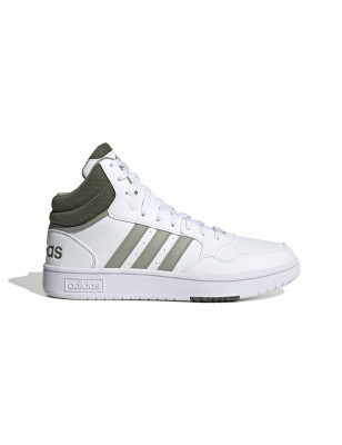 Basketball Shoes for Adults Adidas Hoops 3.0 Mid White