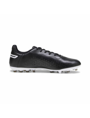Chaussures de Football Multi-crampons pour Adultes Puma King Match MG Noir