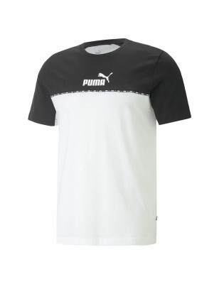 Men’s Short Sleeve T-Shirt Puma Ess Block X