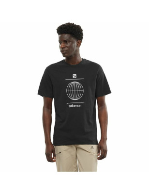 Maglia a Maniche Corte Uomo Salomon Outlife Nero