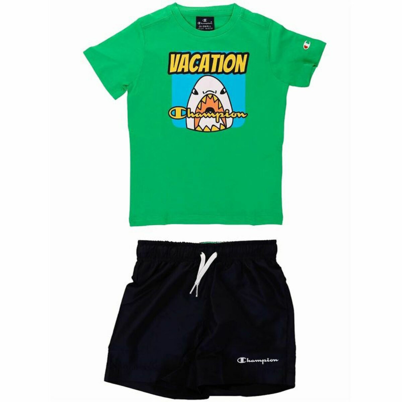 Ensemble de Sport pour Enfants Champion Vert 2 Pièces Ensemble de Sport pour Enfants Champion Vert 2 Pièces