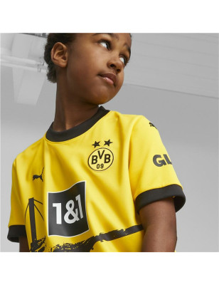Children's Short Sleeved Football Shirt Puma BVB Home Jersey Replica Jr (116 cm)