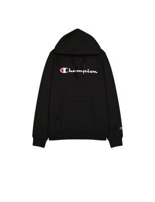 Felpa con Cappuccio Uomo Champion HOODED SWEATSHIRT 220253 NBK Nero
