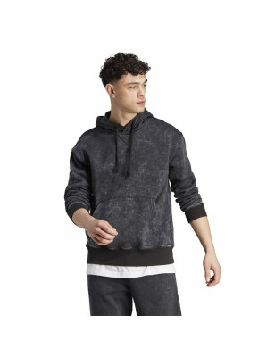 Felpa con Cappuccio Uomo Adidas IJ6929 Nero