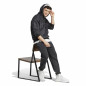 Felpa con Cappuccio Uomo Adidas IJ6929 Nero Felpa con Cappuccio Uomo Adidas IJ6929 Nero