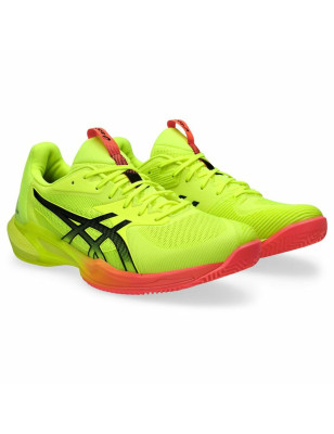 Men's Tennis Shoes Asics Solution Speed Ff 3 Clay Paris Yellow
