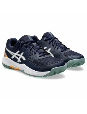 Chaussures de Padel pour Adultes Asics Gel-Dedicate 8 Padel Gs Bleu