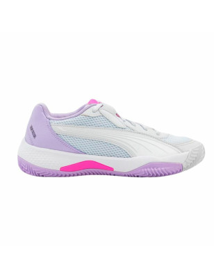 Chaussures de Padel pour Adultes Puma NOVA Court Blanc Lila