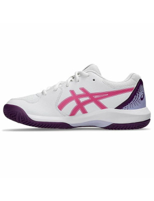 Adult's Padel Trainers Asics Gel-Dedicate 8 White Pink