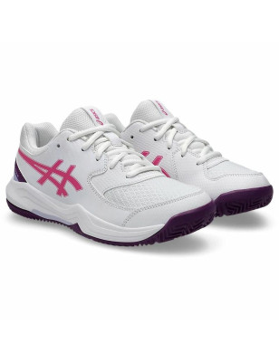 Chaussures de Padel pour Adultes Asics Gel-Dedicate 8 Blanc Rose