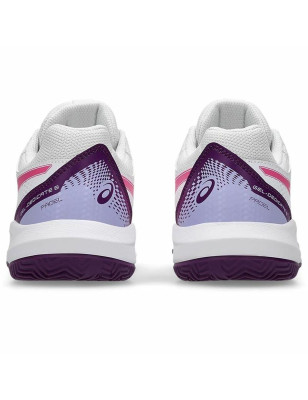 Adult's Padel Trainers Asics Gel-Dedicate 8 White Pink