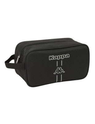 Range-Chaussures de Voyage Kappa Dark Noir 29 x 15 x 14 cm