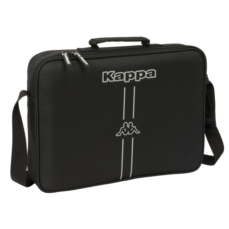 School Bag Kappa Dark Black 38 x 28 x 6 cm School Bag Kappa Dark Black 38 x 28 x 6 cm