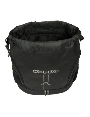 Sac à dos serré par des ficelles Kappa Dark Noir 35 x 40 x 1 cm