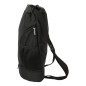 Backpack with Strings Kappa Dark Black 35 x 40 x 1 cm Backpack with Strings Kappa Dark Black 35 x 40 x 1 cm