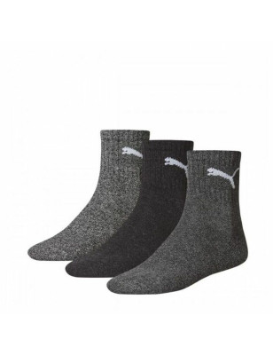 Chaussettes de Sport Puma SHORT CREW (3 Paires) Gris