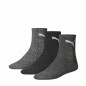 Chaussettes de Sport Puma SHORT CREW (3 Paires) Gris Chaussettes de Sport Puma SHORT CREW (3 Paires) Gris