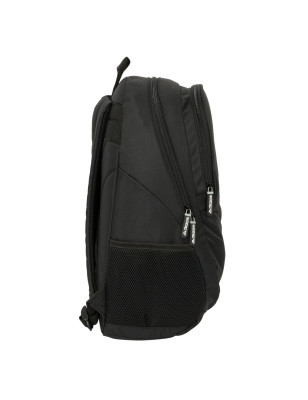 School Bag Kappa Dark Black 32 x 44 x 16 cm