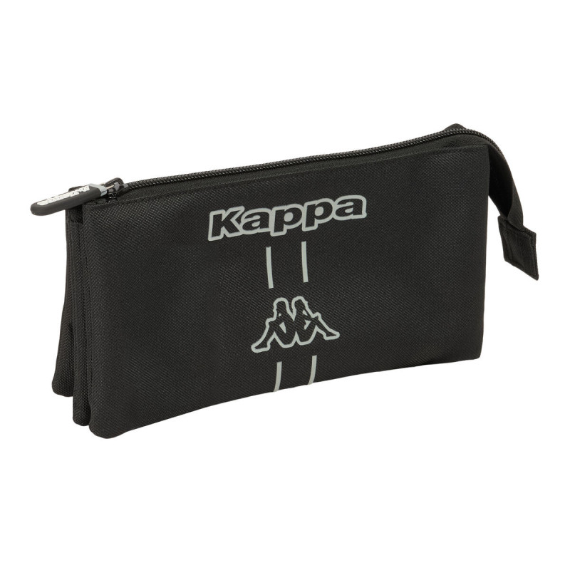 Trousse Fourre-Tout Triple Kappa Dark Noir 22 x 12 x 3 cm Trousse Fourre-Tout Triple Kappa Dark Noir 22 x 12 x 3 cm