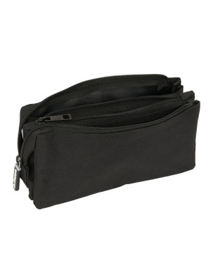 Trousse Fourre-Tout Triple Kappa Dark Noir 22 x 12 x 3 cm