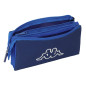 Trousse Fourre-Tout Triple Kappa Rain Blue marine 22 x 12 x 3 cm Trousse Fourre-Tout Triple Kappa Rain Blue marine 22 x 12 x 3 cm