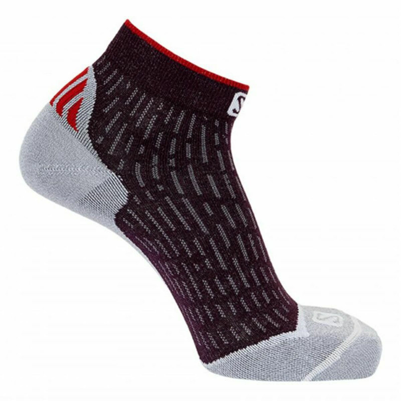 Calzini Sportivi Salomon Ultra Ankle Maverick Grigio Calzini Sportivi Salomon Ultra Ankle Maverick Grigio