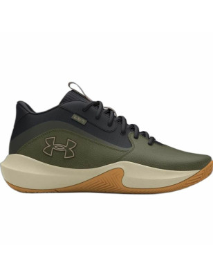 Chaussures de Basket-Ball pour Adultes Under Armour Lockdown 7 Kaki Olive