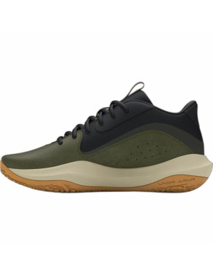 Basketball Shoes for Adults Under Armour Lockdown 7 Khaki Olive