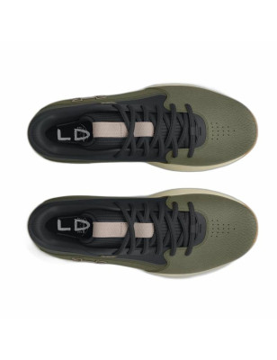 Scarpe da Basket per Adulti Under Armour Lockdown 7 Cachi Oliva