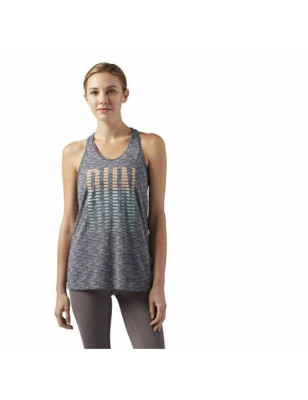Tank Top Women Reebok RE TANK Grey