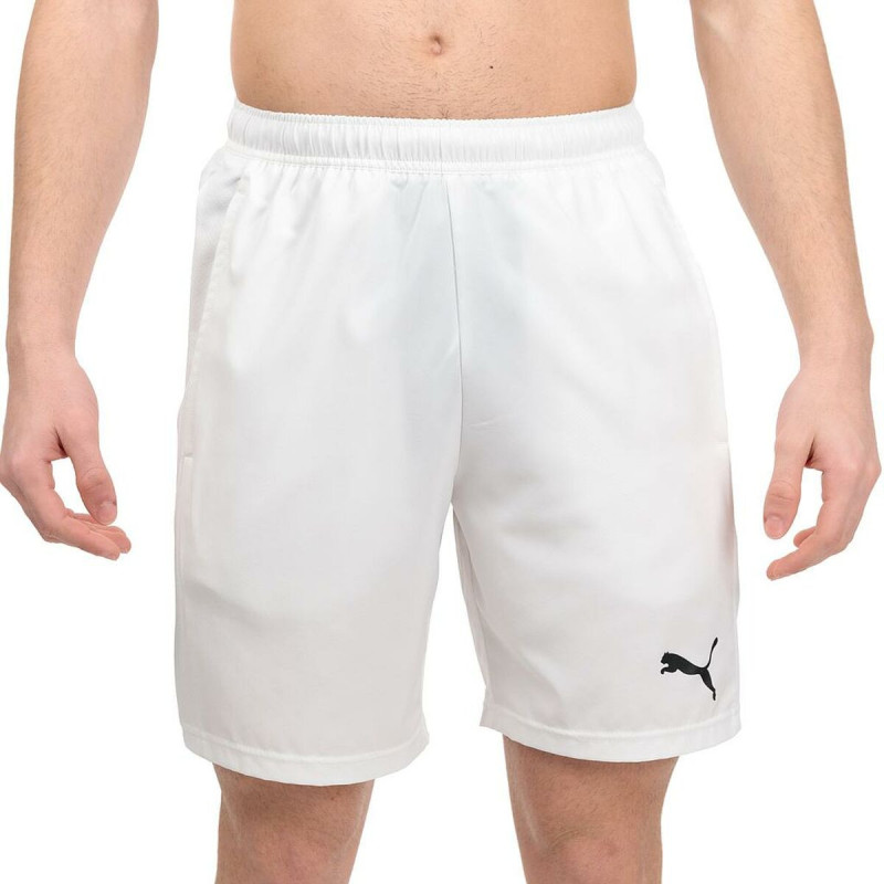 Short de Sport pour Homme TEAMLIGA 931835 Puma 04 Padel Blanc Short de Sport pour Homme TEAMLIGA 931835 Puma 04 Padel Blanc