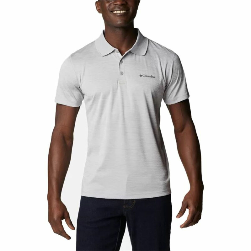 Polo a Maniche Corte Uomo Columbia Zero Rules™ Grigio Polo a Maniche Corte Uomo Columbia Zero Rules™ Grigio