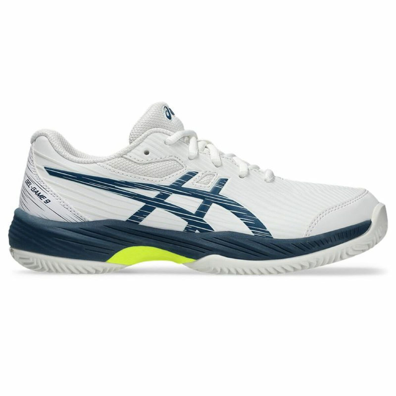 Children's Tennis Shoes Asics Gel-Game 9 Gs Clay/Oc White Children's Tennis Shoes Asics Gel-Game 9 Gs Clay/Oc White