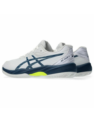 Scarpe da Tennis da Bambino Asics Gel-Game 9 Gs Clay/Oc Bianco