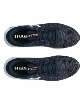 Chaussures de Running pour Adultes Under Armour Charged Noir Gris Homme