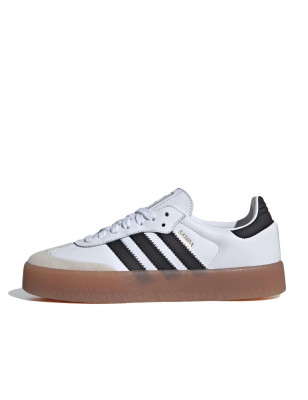 Adidas Samba PLATFORM White Black
