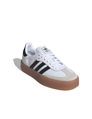 Adidas Samba PLATFORM White Black