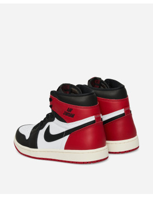 Nike Air Jordan 1 Mid (GS) Nero Rosso Bianco Black Fire Red