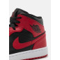 Nike Air Jordan 1 Mid Rouge Noir Nike Air Jordan 1 Mid Rouge Noir