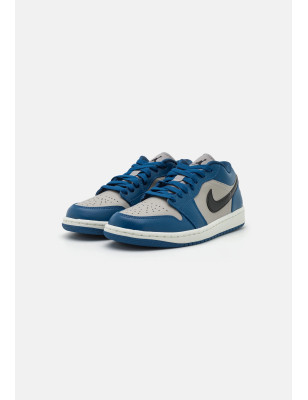 Nike Air Jordan 1 LOW blu francese/nero/grigio college/vela