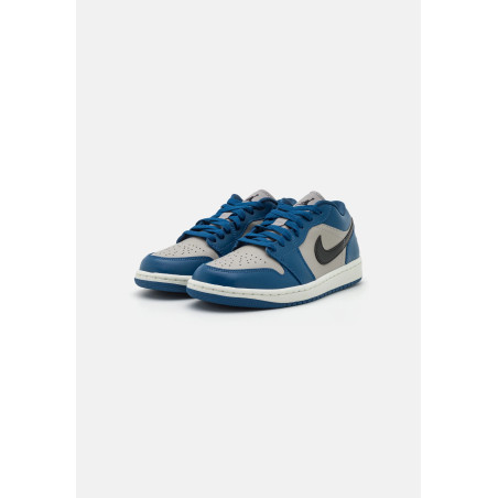 Nike Air Jordan 1 LOW blu francese/nero/grigio college/vela