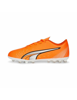 Chaussures de foot pour Enfants Puma Ultra Play Mg Orange Homme