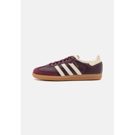 Adidas Originals SAMBA OG maroon cream white gold metallic