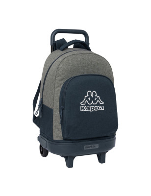 Cartable à roulettes Kappa Dark navy Gris Blue marine 33 X 45 X 22 cm