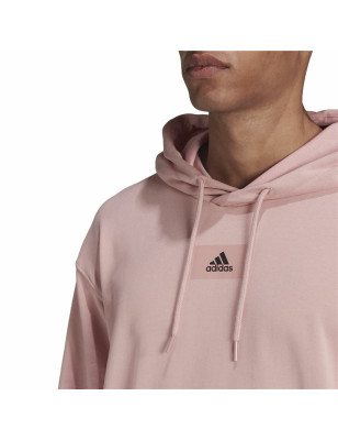 Felpa con Cappuccio Uomo Adidas Essentials Rosa