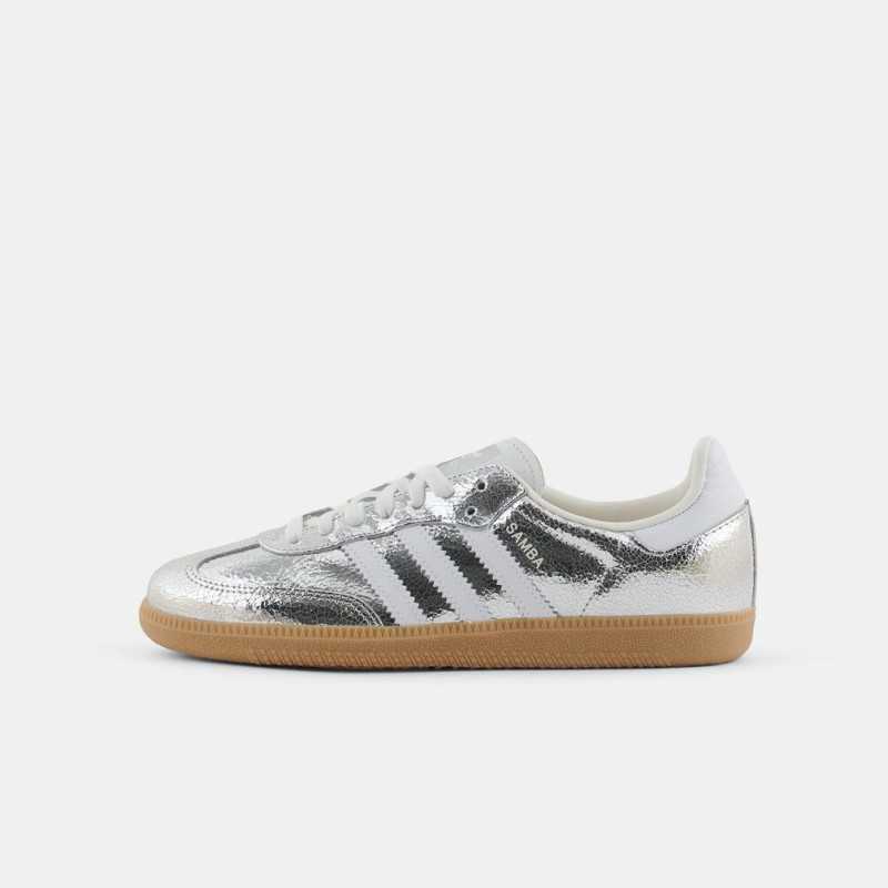 Adidas Samba OG silver and white women Adidas Samba OG silver and white women